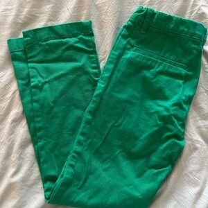 J Crew Crewcuts Kelly Green Skinny Chinos